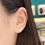  E001 Bông tai cánh bướm 