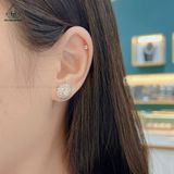  EX366 4mm Bông tai hoa 