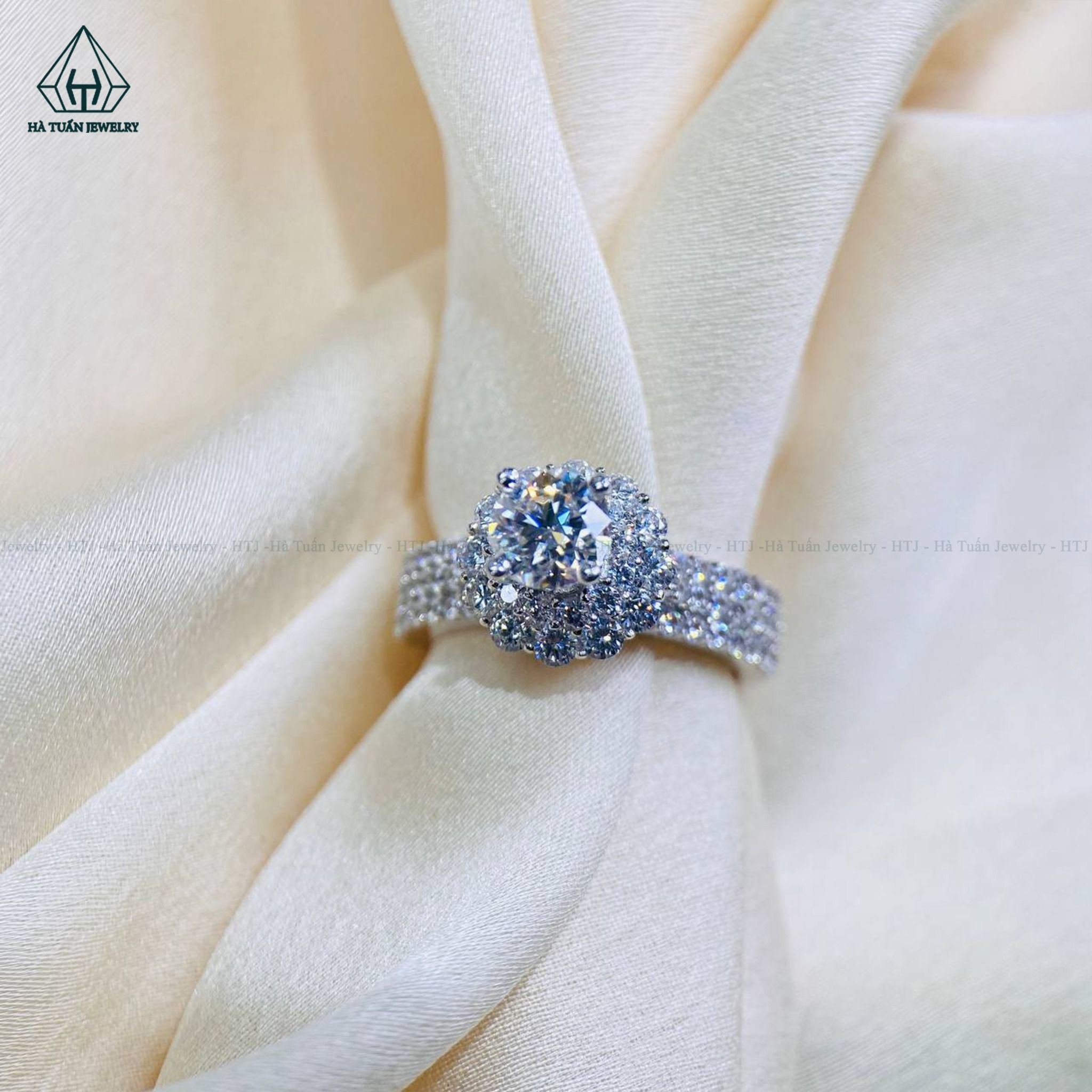  RX417 6mm Nhẫn nữ viền tròn 