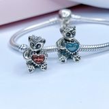  C249 Charm gấu tim 