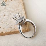  RX356 7.2mm Nhẫn nữ mặt vuông 