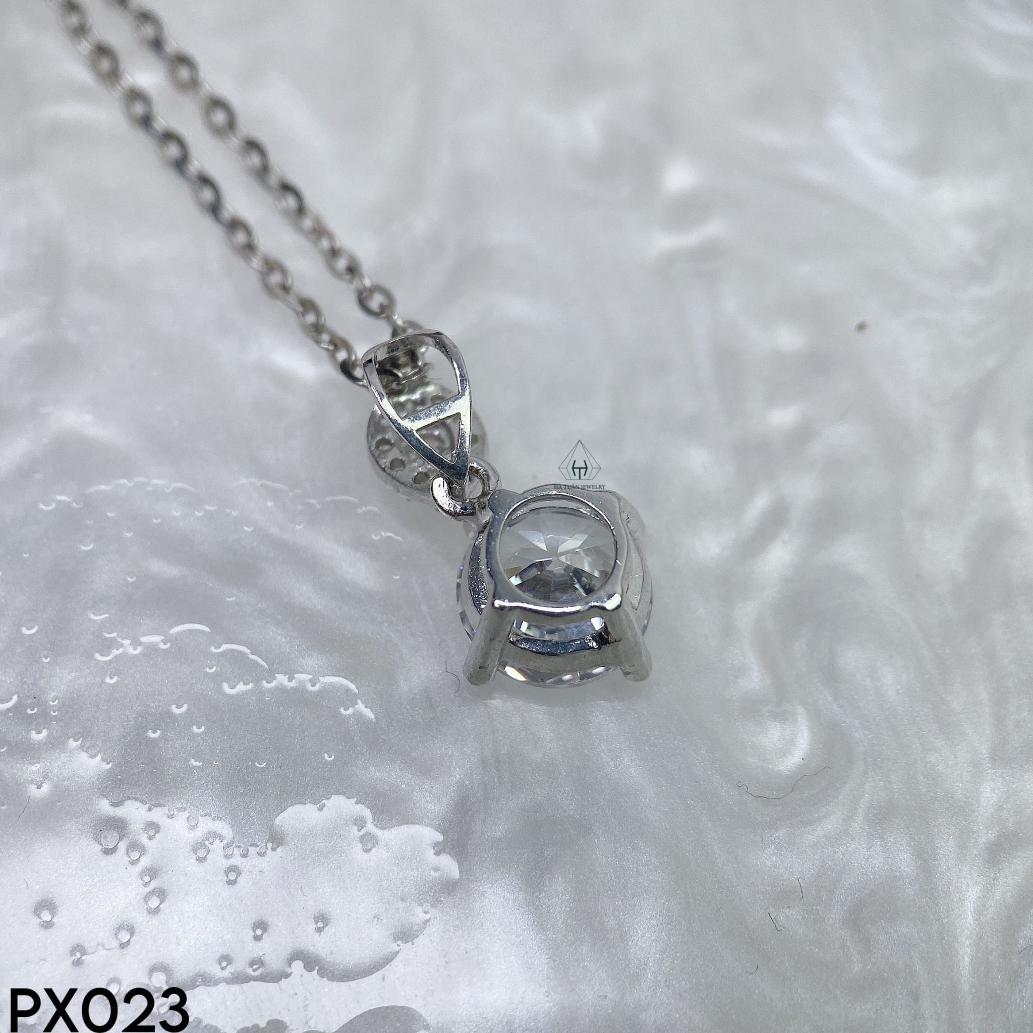  PX023 9mm  Mặt dây đá 