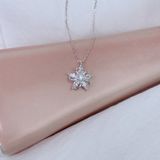  Dây chuyền mặt hoa đá 5 cánh N442 