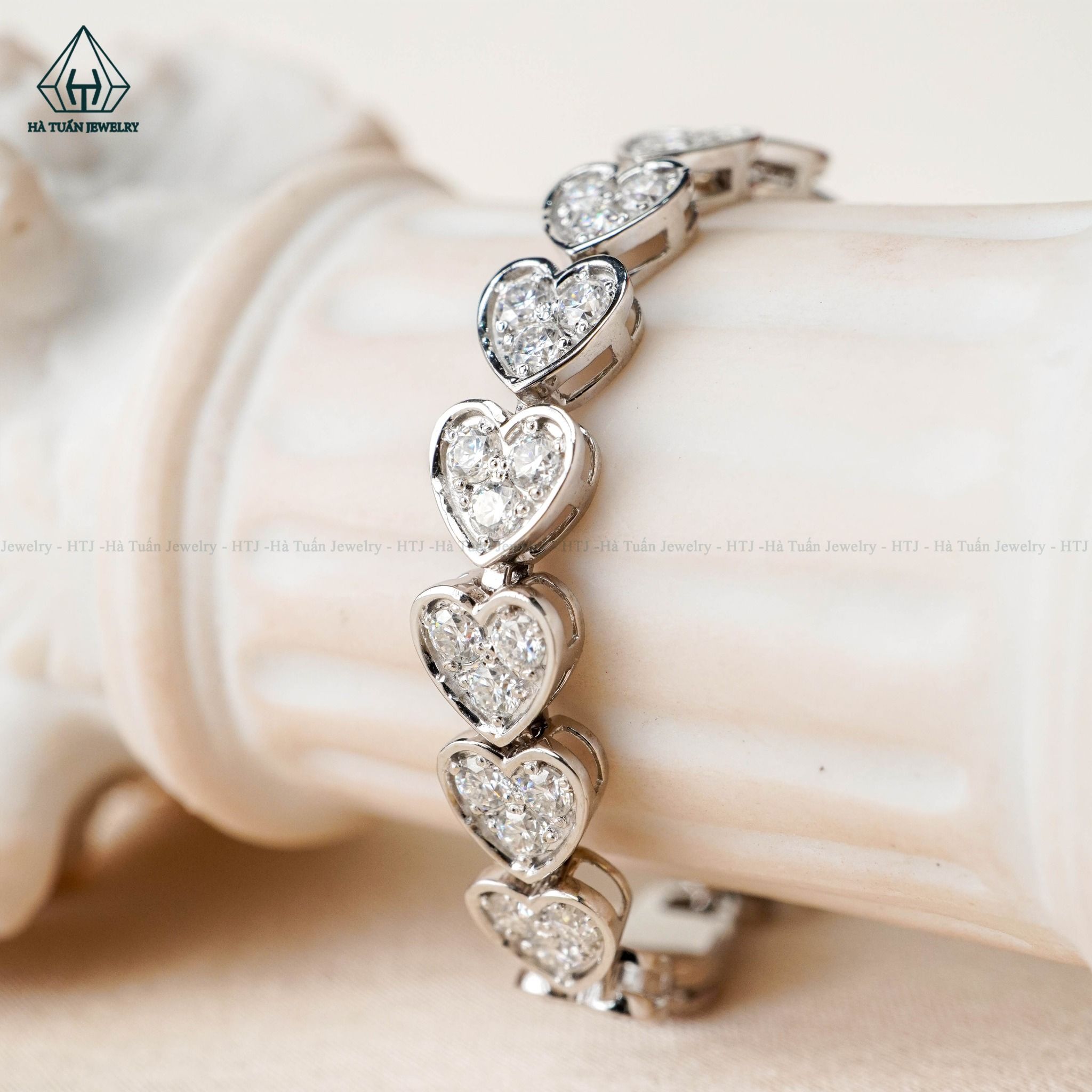  BWG006 VT14K Lắc trái tim 