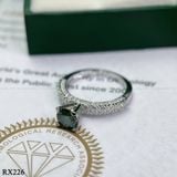  RX226 FULL MOIS 6mm Nhẫn 4 chấu viền đá 