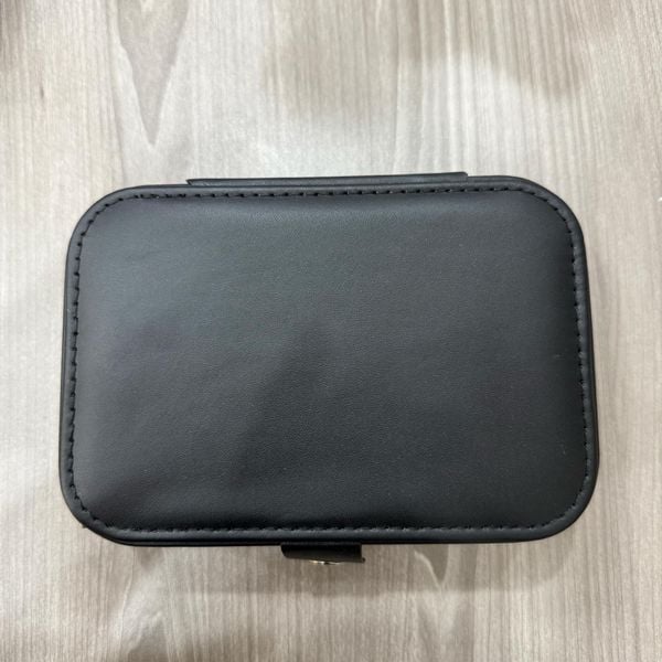  PK031 Hộp đựng trang sức chữ nhật da đen 