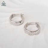  E988 Bông tai khoen vảy cá 