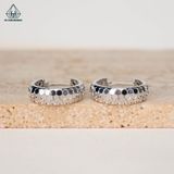  E988 Bông tai khoen vảy cá 