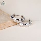  E988 Bông tai khoen vảy cá 