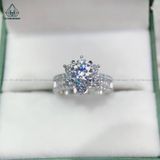  RX275 7mm Nhẫn nữ viền hoa 