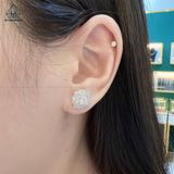  EX365 4.5mm Bông tai vuông 