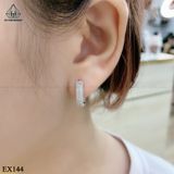  EX144 Bông tai khoen Full Mois 