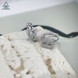  EX175 Bông tai khoen chữ H 