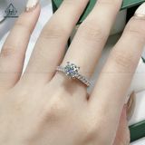  RX360 7mm Nhẫn nữ đai tấm tròn 