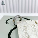  RX262 Nhẫn phối baguette + nửa tấm tròn 