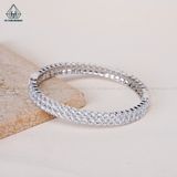  B825 Vòng tay FULL 2 hàng tấm CZ 