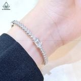  BGX151 Vòng cứng đính đá gai phối mặt đá 