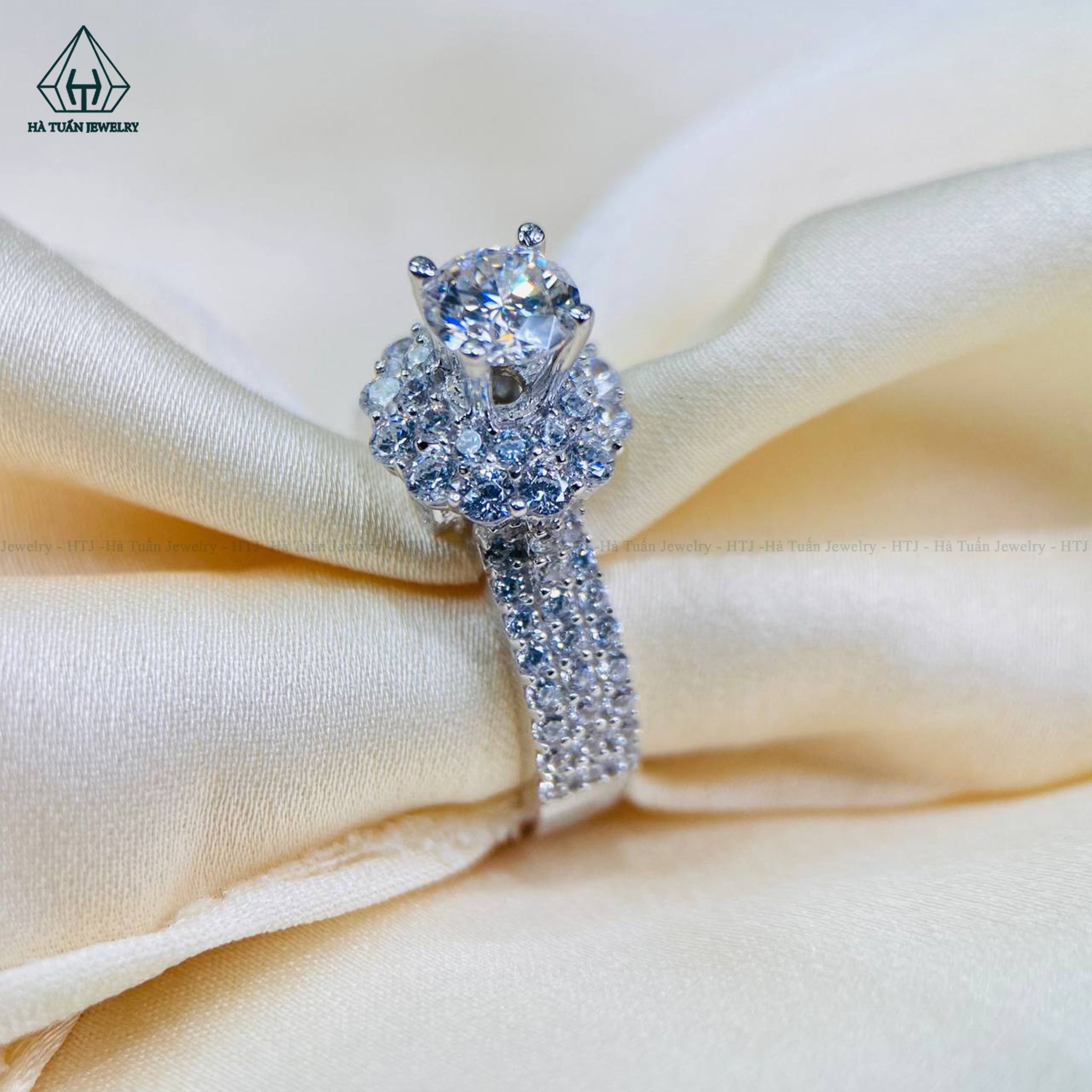  RX417 6mm Nhẫn nữ viền tròn 