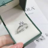  RX387 6.5mm Nhẫn nữ đá 