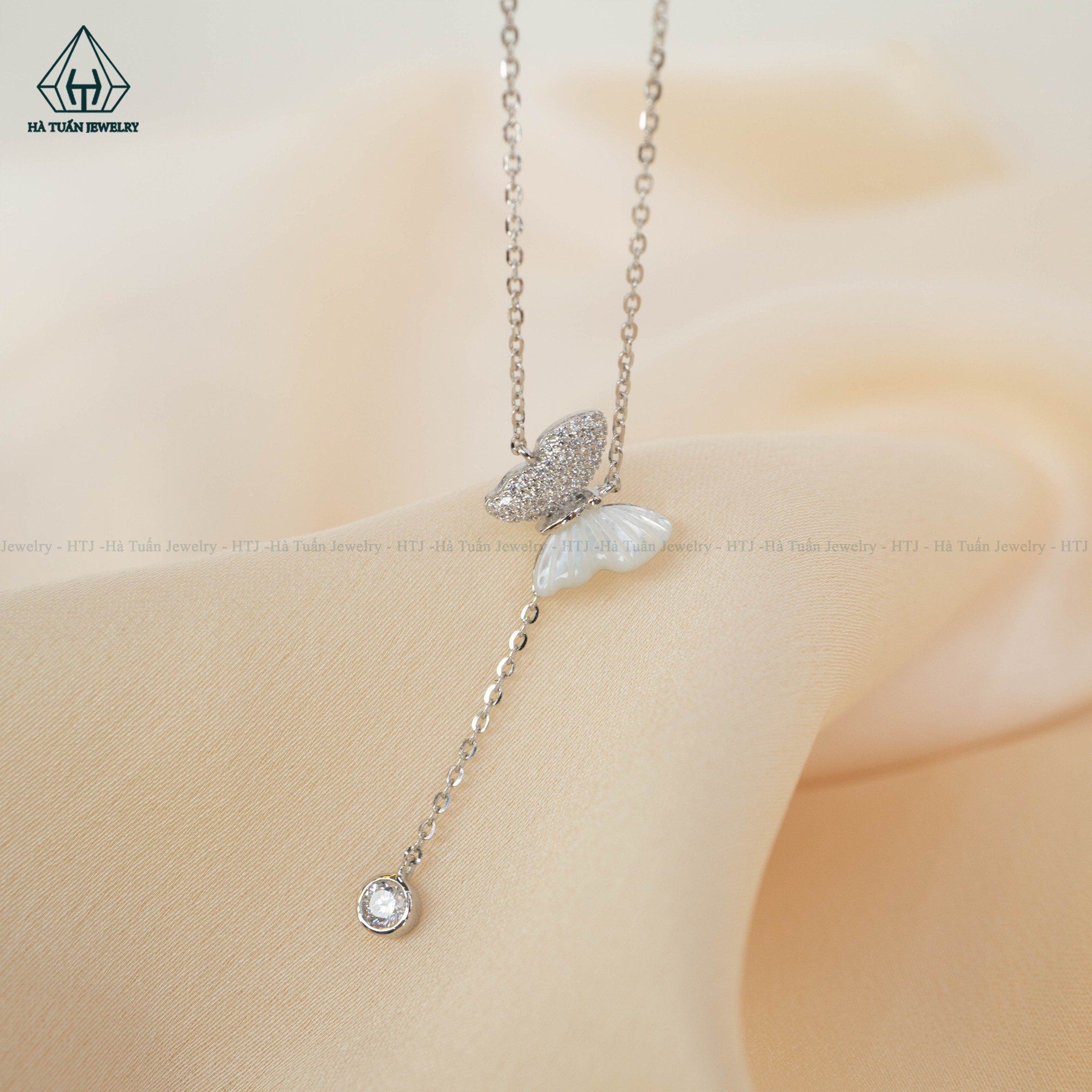  N534 Dây mặt liền bướm treo bi 