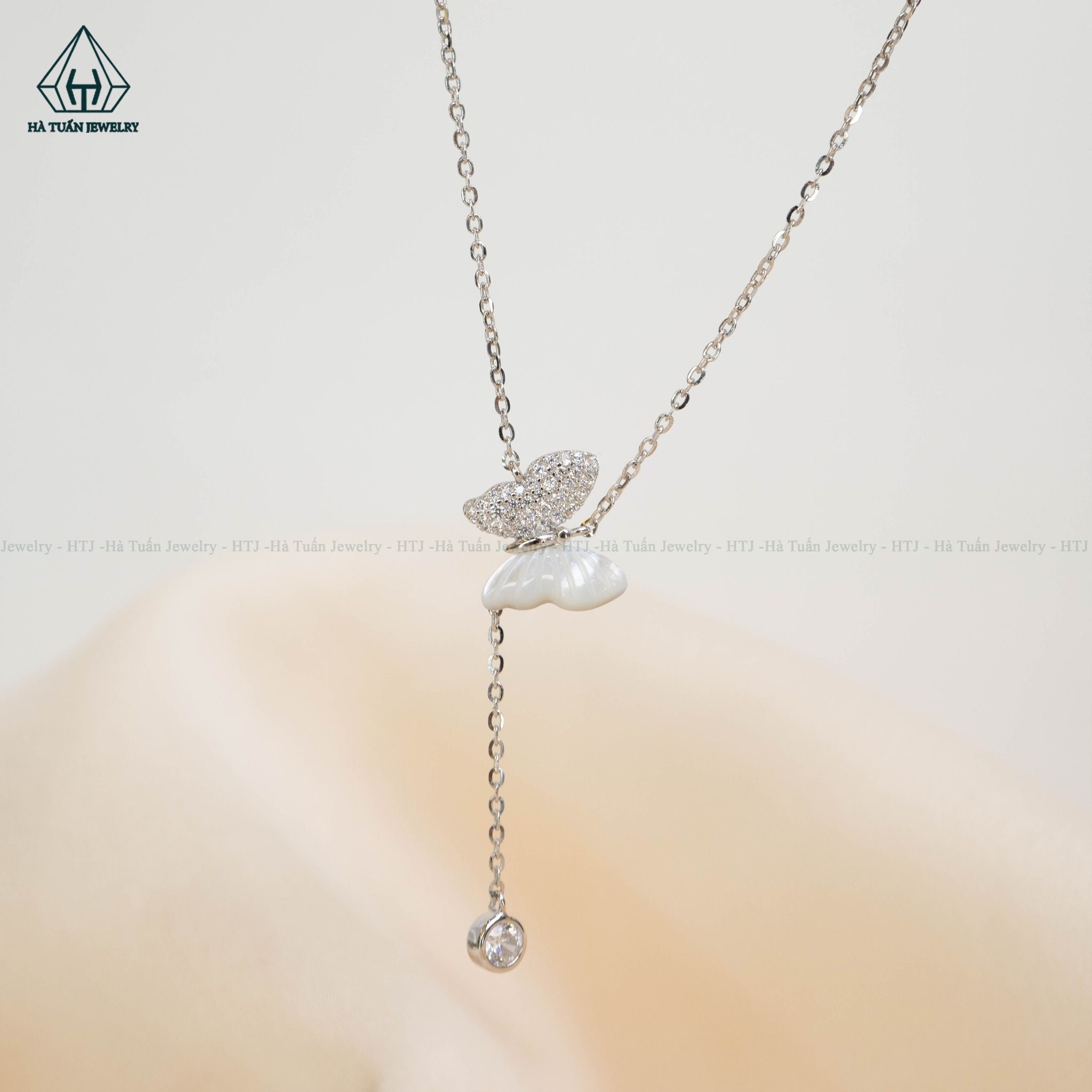  N534 Dây mặt liền bướm treo bi 