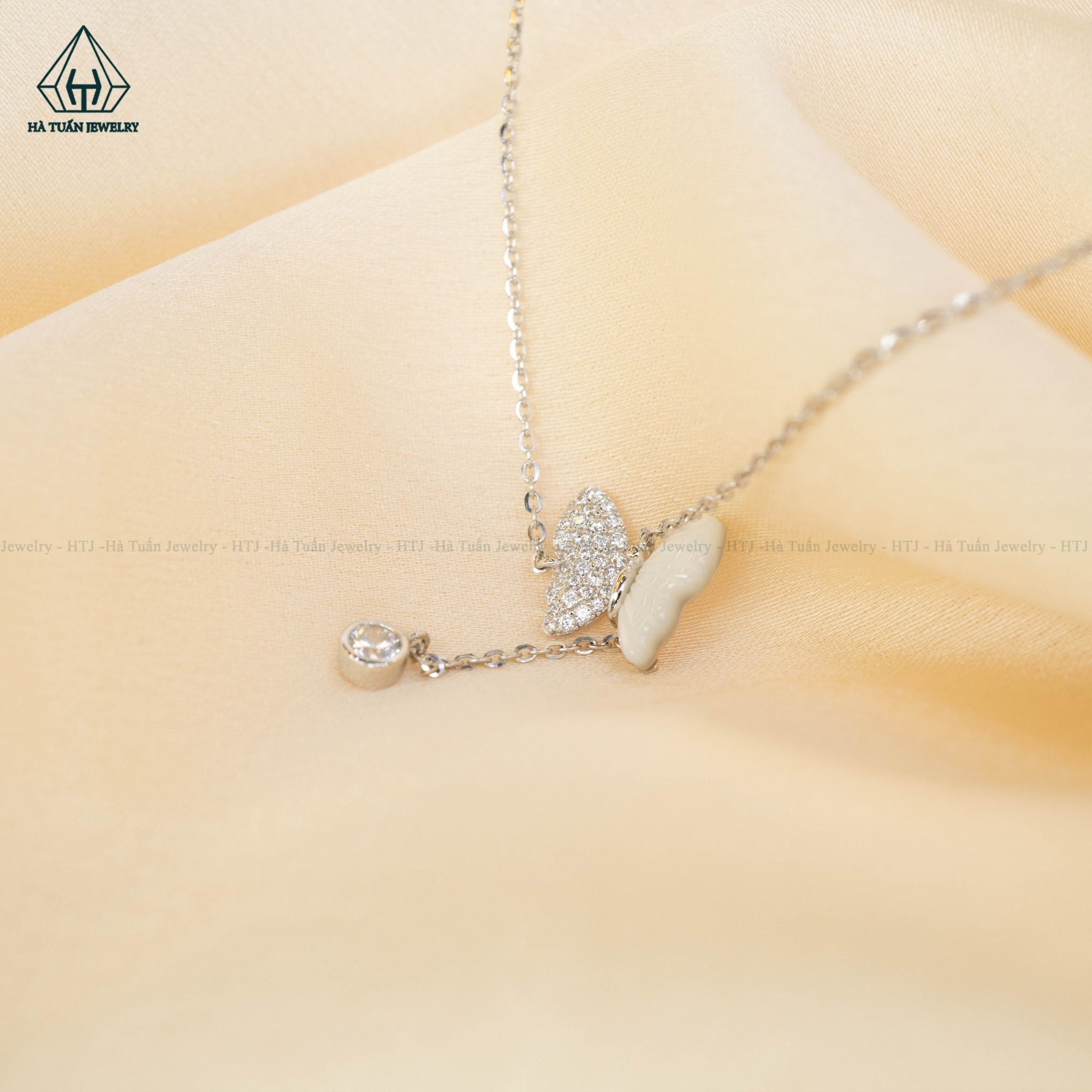  N534 Dây mặt liền bướm treo bi 
