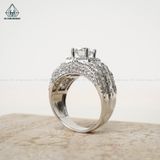  RMX149 8mm Nhẫn nam viền baguette 