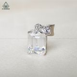  P384 Mặt dây chuyền emerald 9*7mm 