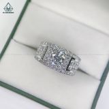  RMX152 8mm Nhẫn nam 4 vành đá 