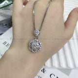  PX125 6mm Mặt dây chuyền lục giác đá 