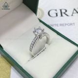  RX387 6.5mm Nhẫn nữ đá 
