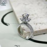  RX275 7mm Nhẫn nữ viền hoa 