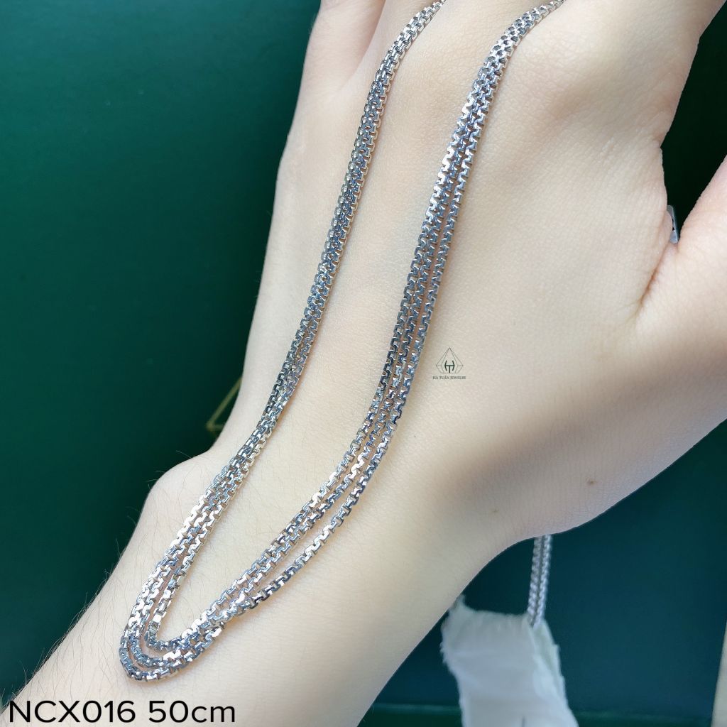 NCX016 1.5mm Dây chuyền hộp ZIGZAG