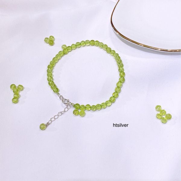  B328 Lắc tay đá peridot 