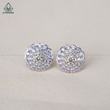  EX366 4mm Bông tai hoa 