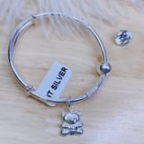  BGB064 Vòng cứng baby charm gấu 