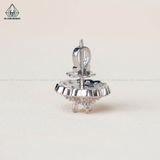  EX366 4mm Bông tai hoa 