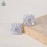  EX365 4.5mm Bông tai vuông 