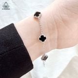  B866 Lắc tay Van đá mã não đen 