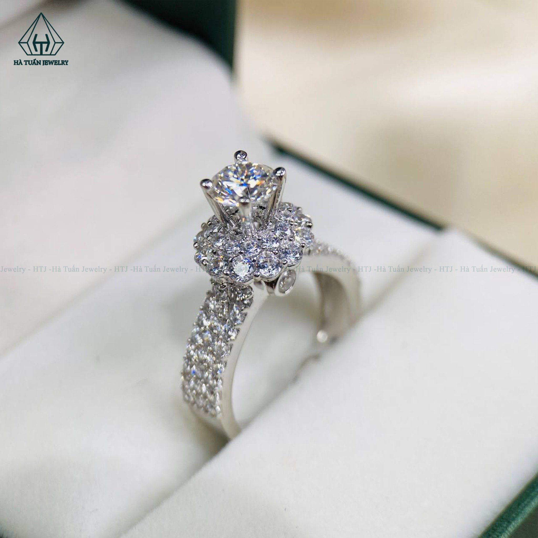  RX417 6mm Nhẫn nữ viền tròn 