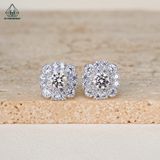  EX365 4.5mm Bông tai vuông 