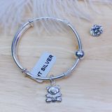  BGB064 Vòng cứng baby charm gấu 