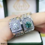  RMX121 7mm Nhẫn nam viền đá 