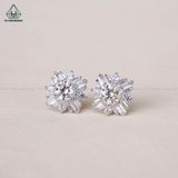  EX351 5mm Bông tai cánh baguette 