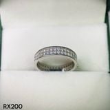  RX200 FULL MOIS 1.5mm Nhẫn 2 hàng đá 