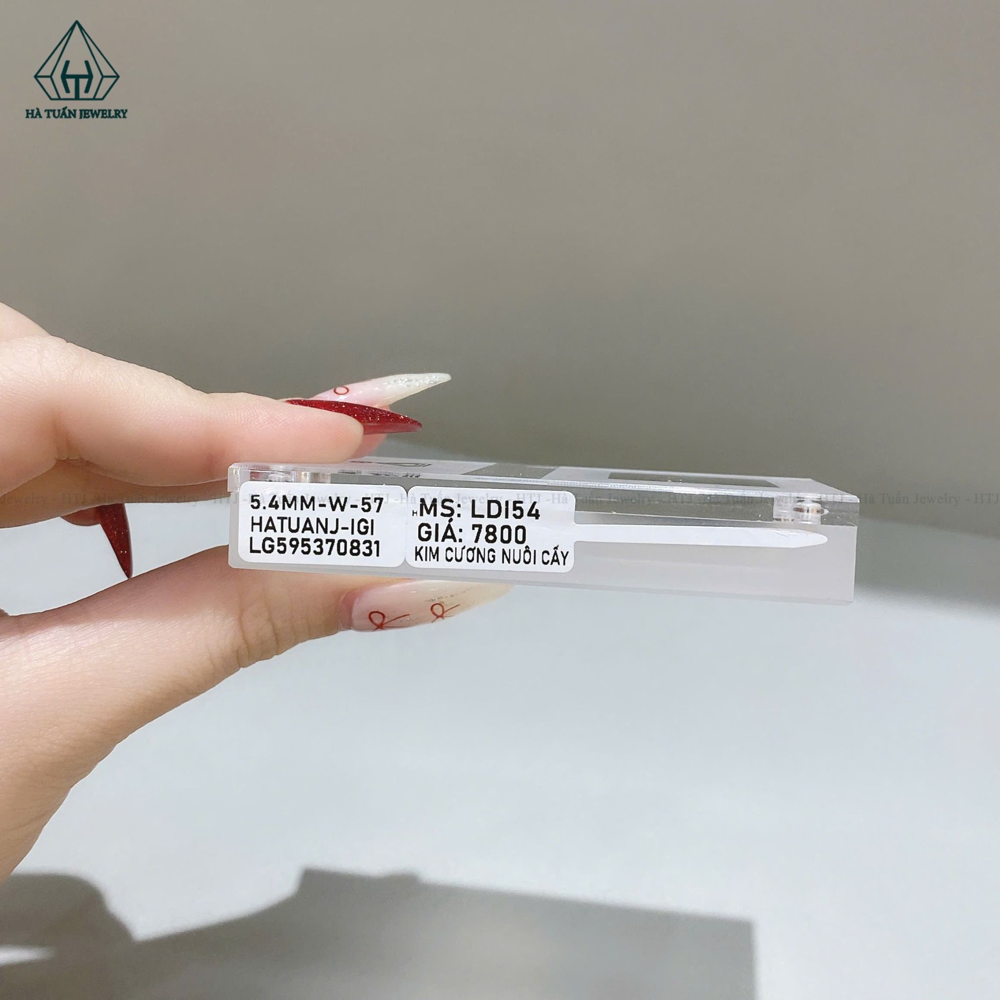  LDI54 Kim cương nuôi cấy 5.4mm-IGI LG595370831 