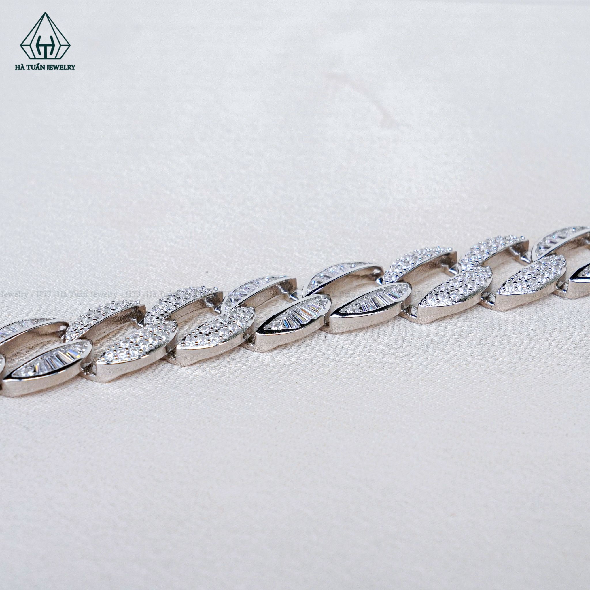  B013 12.5mm Lắc tay Cuban 