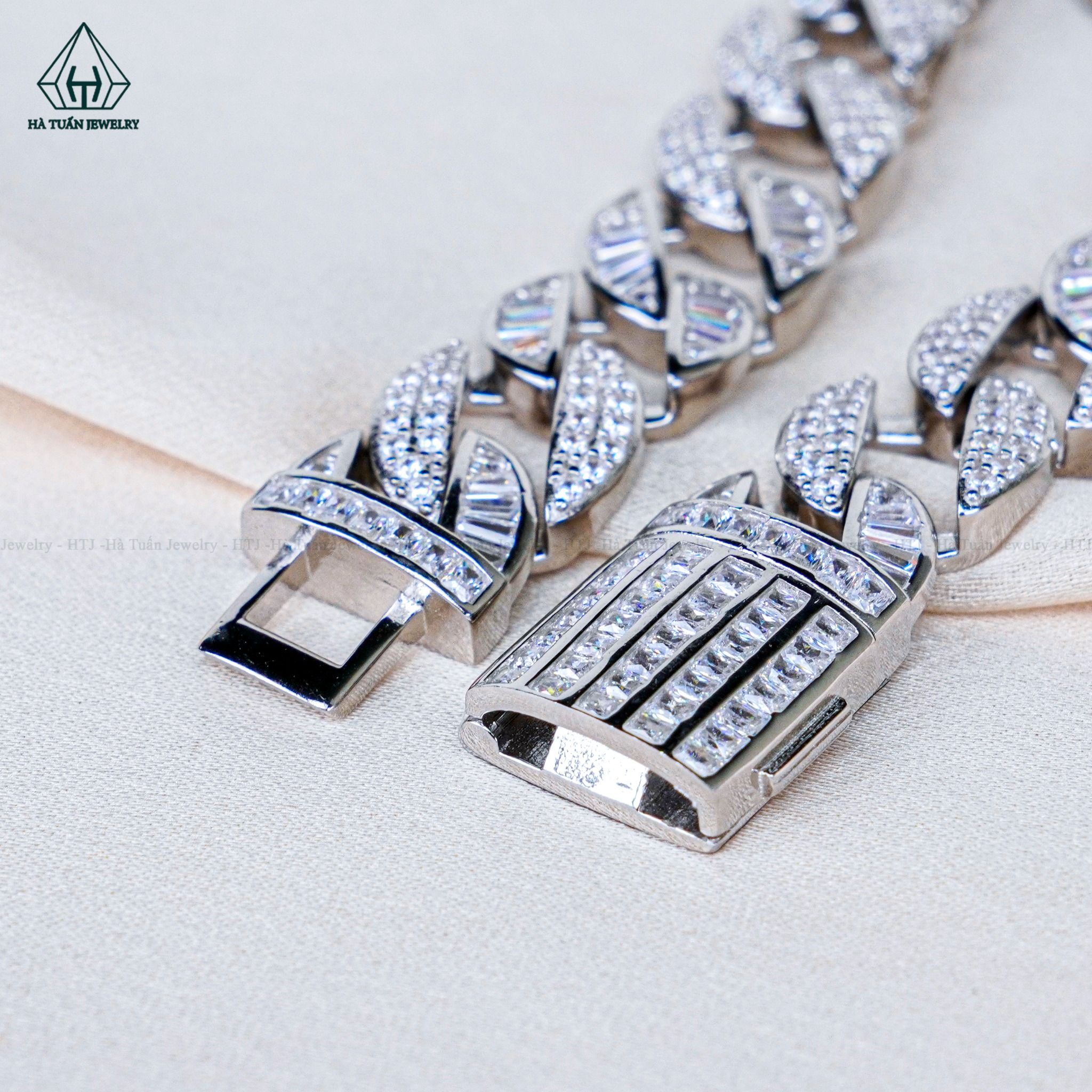  B013 12.5mm Lắc tay Cuban 