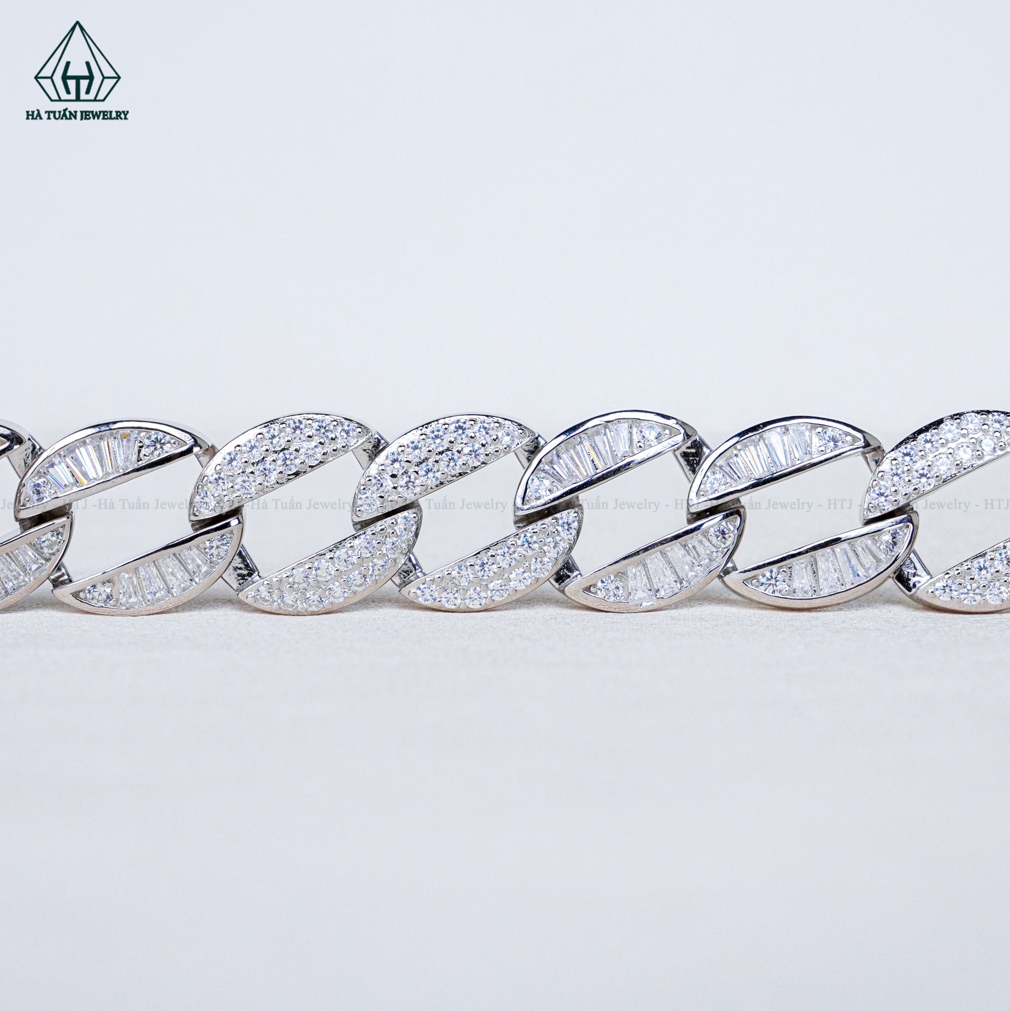  B013 12.5mm Lắc tay Cuban 