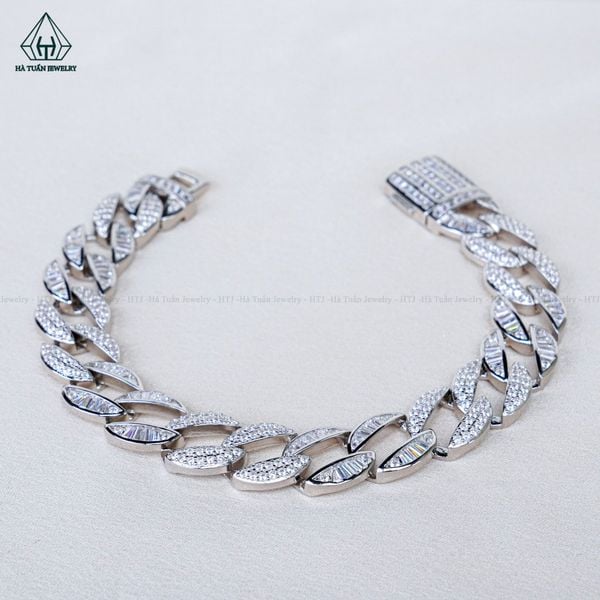  B013 12.5mm Lắc tay Cuban 